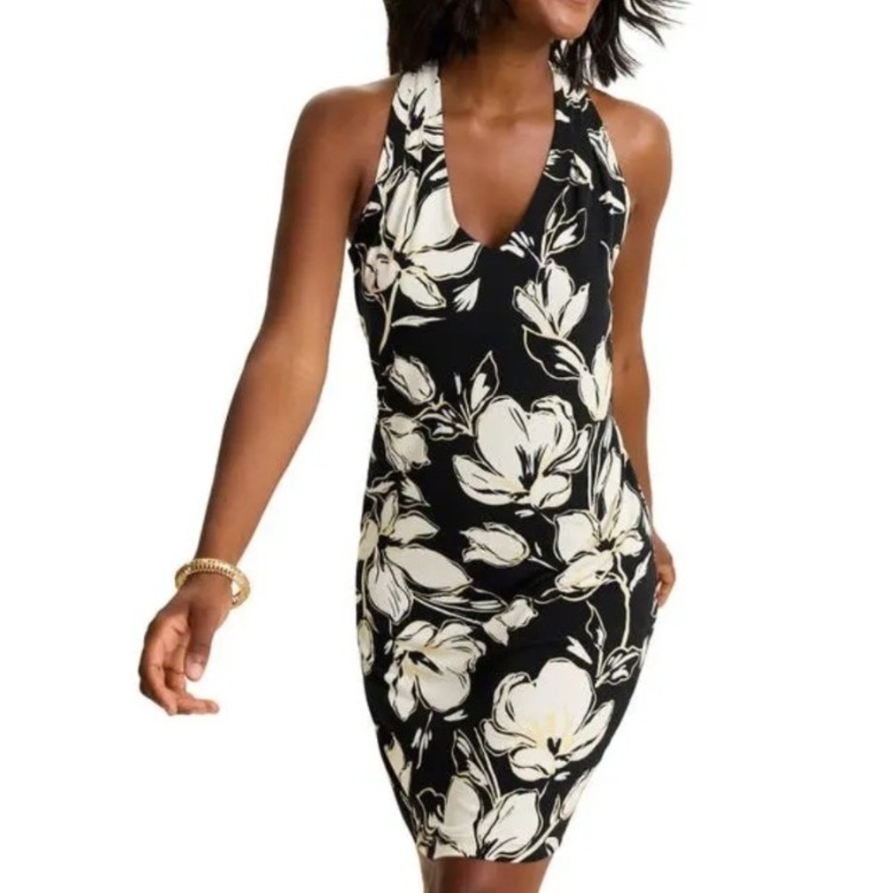 Tommy Bahama Women's Sandy Noche Mar Short V-Neck Dress - Size XS